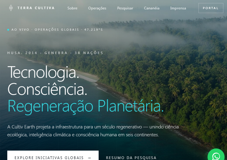 Tecnologia, consciência e regeneração planetária